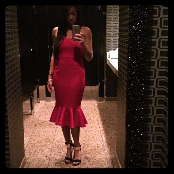 Strapless dress