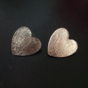 golden studs earrings