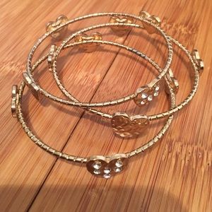 Gold bracelets