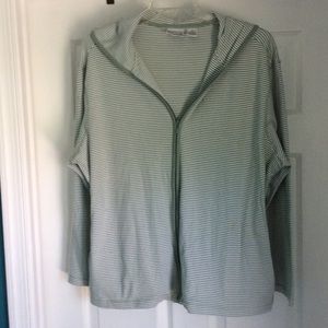 Green & White Hoodie