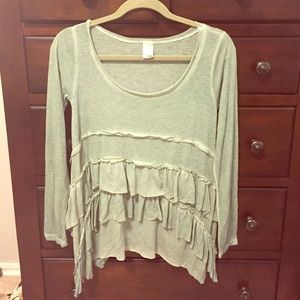 Mint colored top: MADE IN USA 🇺🇸