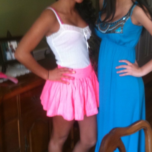 Victorias Secret PINK Peach/Pink Skirt