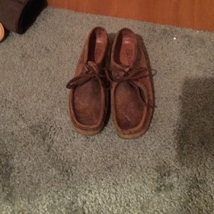 Clarks Original Wallabees in Beeswax Leather