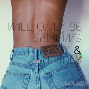 SHIPPING INFO.