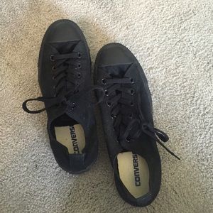 All black converse