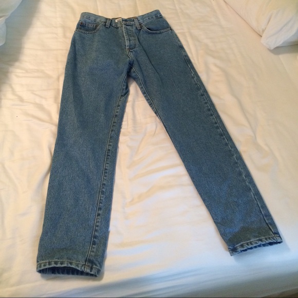 American apparel high waisted boyfriend jeans