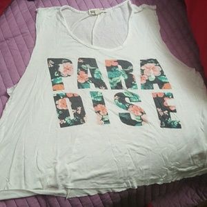 Paradise shirt / top with floral