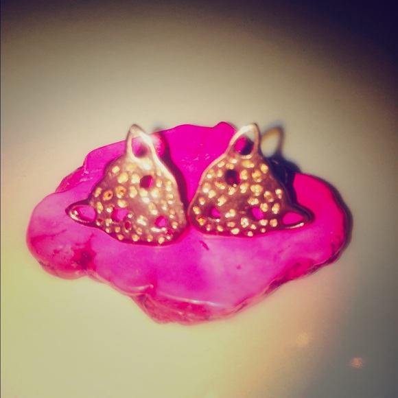 Leopard earrings