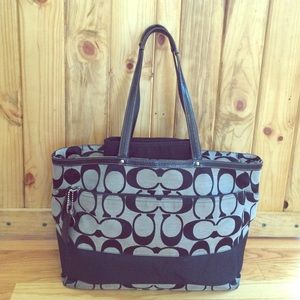 Genuine Coach diaper bag