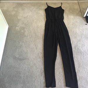 Black pants romper