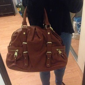 Steve Madden cognac purse