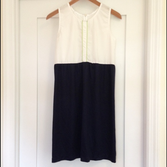 Navy Colorblock Dress