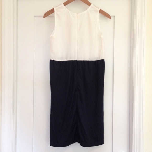 Navy Colorblock Dress - Picture 3 of 3
