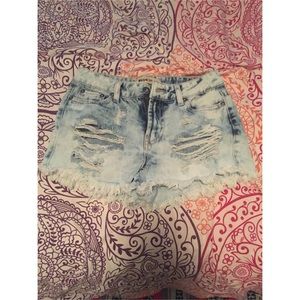 high waisted shorts