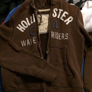 Hollister zip up hoodie