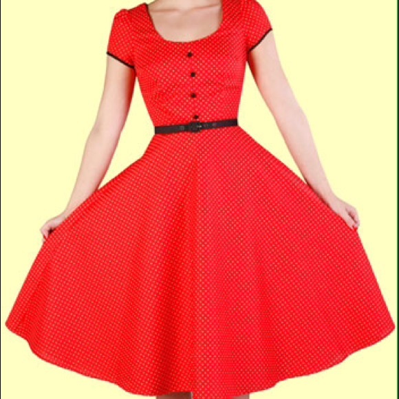 Stop Staring Polka dot rockabilly dress - Picture 2 of 2
