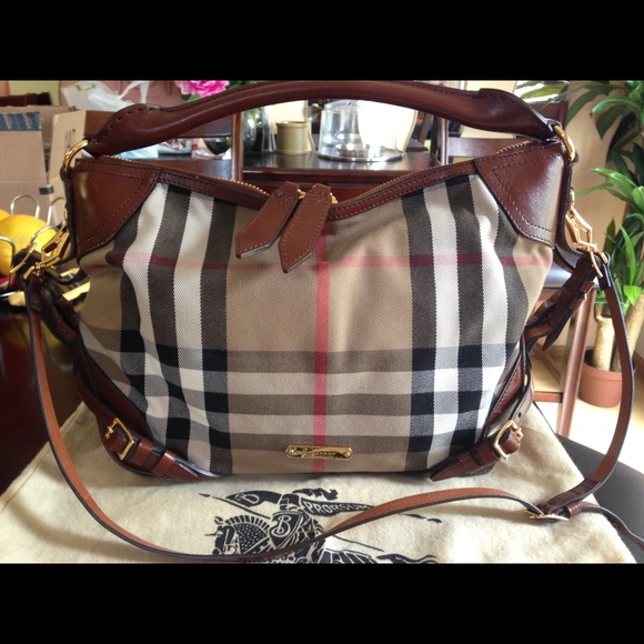 Burberry hobo check bag SOLD - Picture 1 of 4