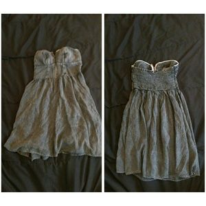 Strapless Worn Dress