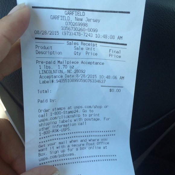 Package Sent (: - Picture 2 of 2