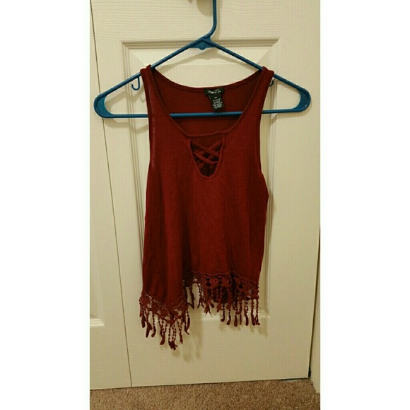 Rue21 Maroon Tank Top
