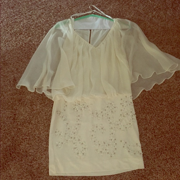 Dress with beads galore