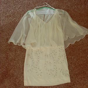 Dress with beads galore