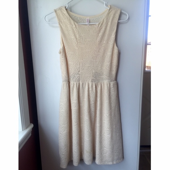 Cream Xhilaration Dress