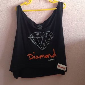 Diamond supply crop top