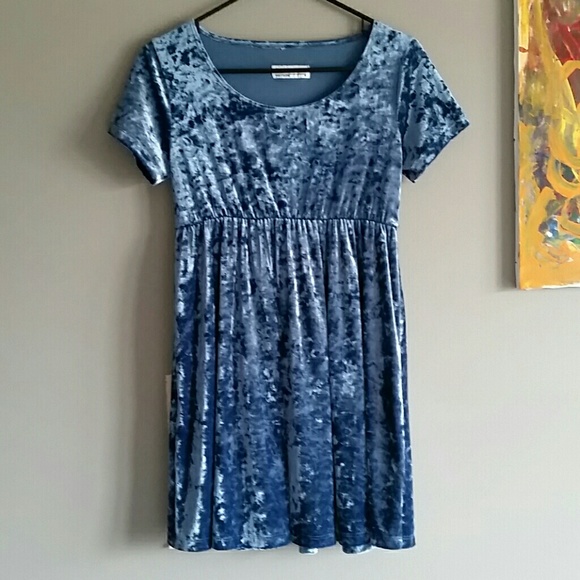 Velvet Babydoll Dress AA