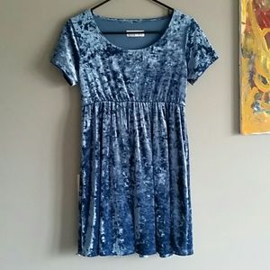 Velvet Babydoll Dress AA