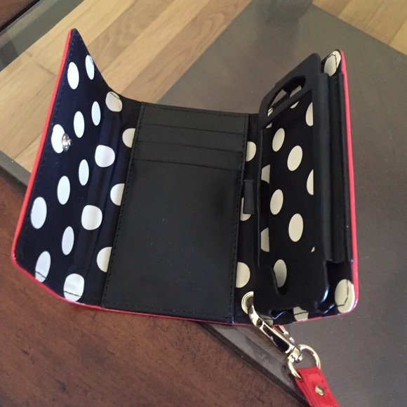 Kate Spade Patent Leather Wristlet and iPhone Case - Picture 3 of 3