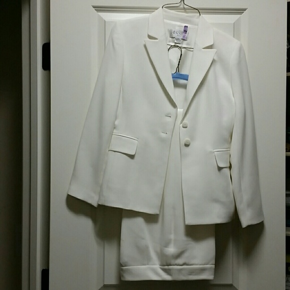 White Suit pants set