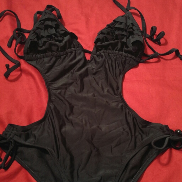 Black monokini