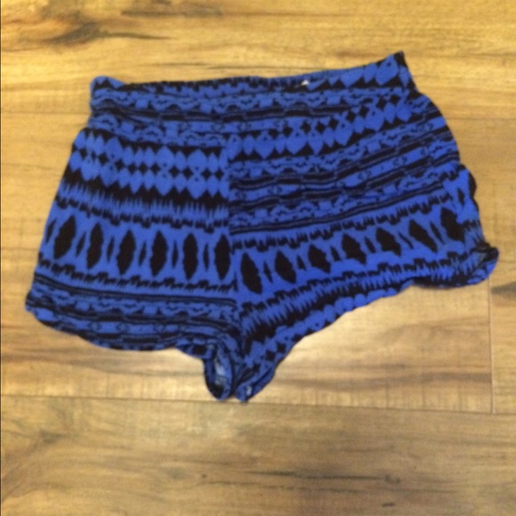 Charlotte Russe tribal print shorts