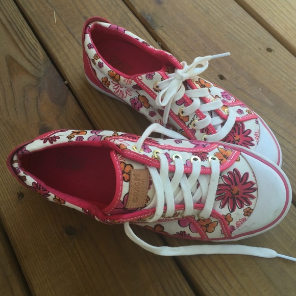 Coach floral shoes