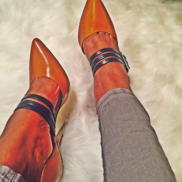 Michael Kors (MK) brown stilettos