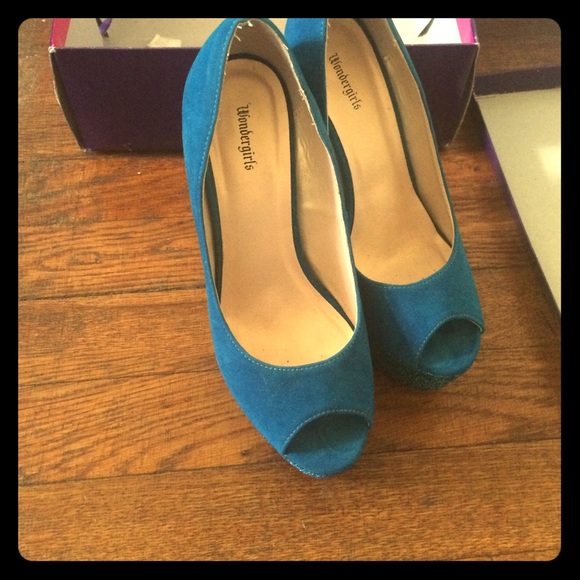 Suede Teal - Picture 1 of 3