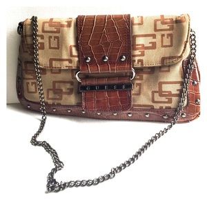 Guess brown shoulder bag