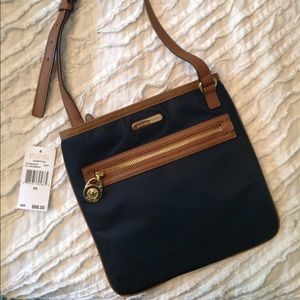 Michael Kors navy crossbody bag