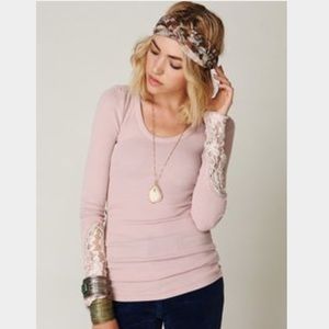 Free People embroidered thermal