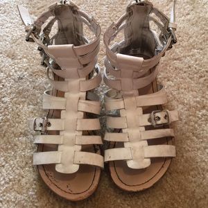 Girls white Gladiator sandal