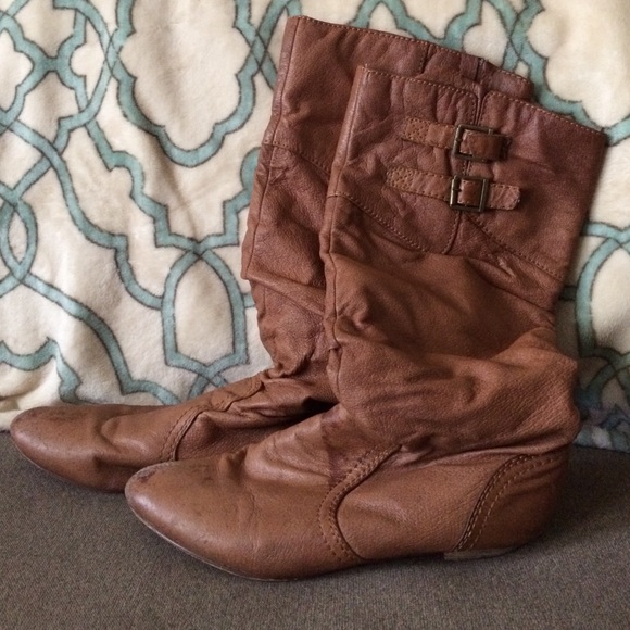 Brandy boots.