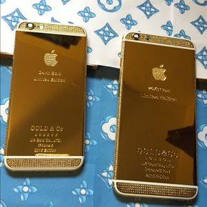 iPhone 6 and 6+ 24k gold plated housing