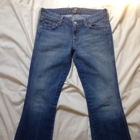 7 for All Mankind "A" pocket bootcut jeans - Picture 1 of 4