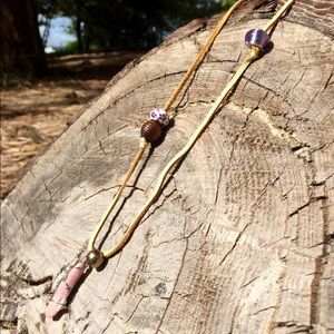 Tumbled Pink Jasper Necklace!
