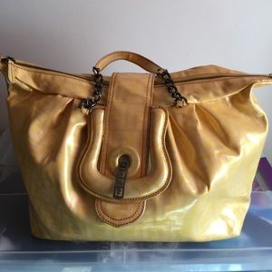 AUTHENTIC FENDI BAG!! Large yellow FENDI bag