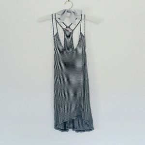 NASTY GAL (1Audrey3) // Striped Racerback Tank Top