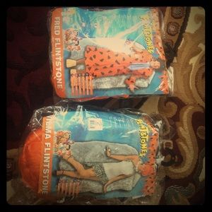 Halloween costumes!! Fred and Wilma!