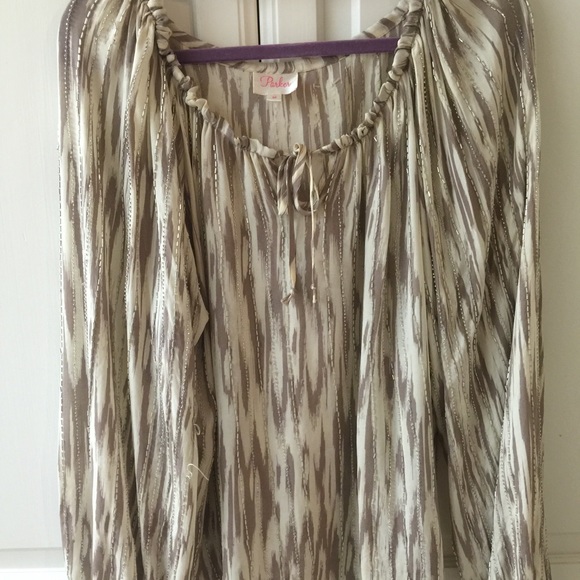 Parker sequin long sleeve top