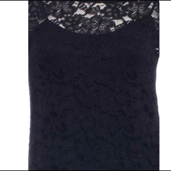 DVF Black Lace Dress - Picture 3 of 4